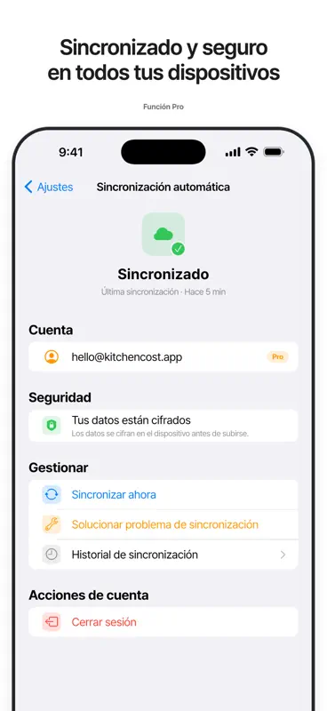 KitchenCost - Costo de Recetas screenshot 6 of 6