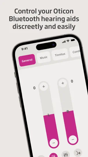 Screenshot von Oticon Companion auf dem iPhone 1