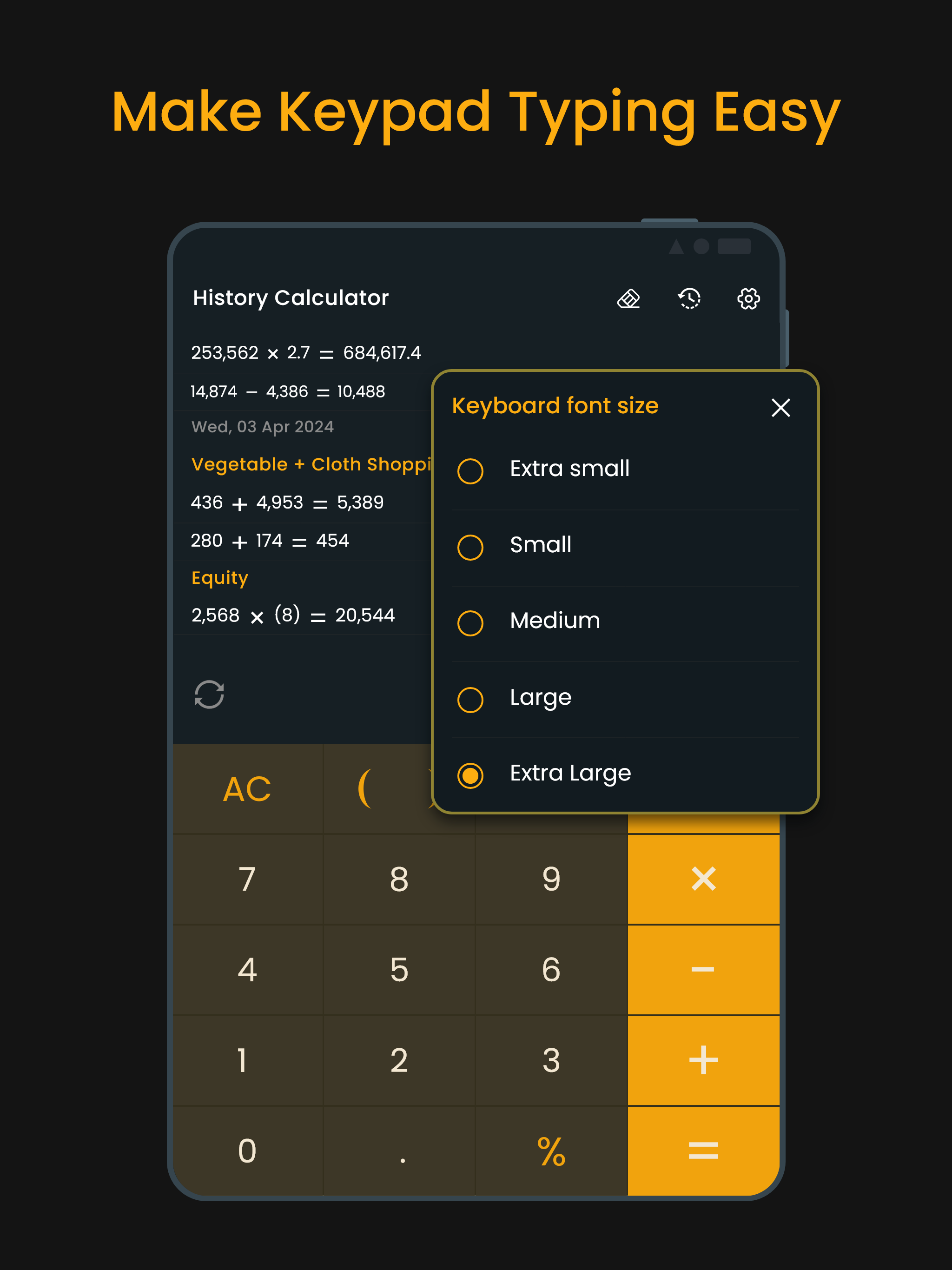Calculator Plus History