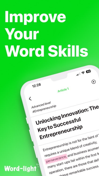 Read More English: Word-light