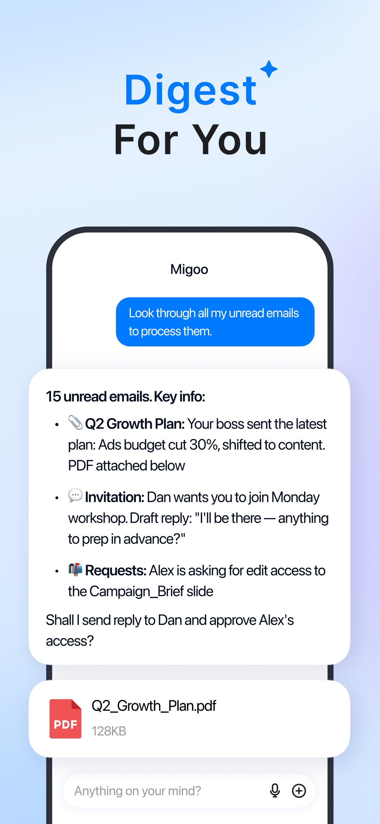 Migoo-Personalized AI For You screenshot 4