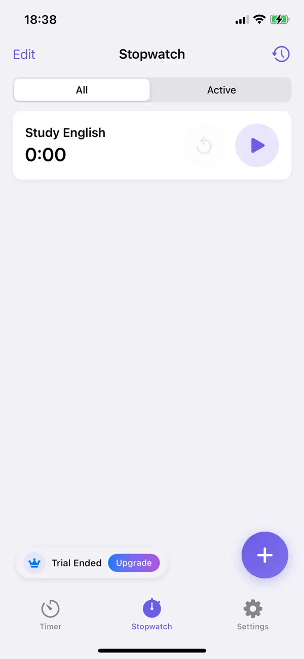 #3. GumTimer: Timer & Stopwatch (iOS) Podle: 亦彬 潘