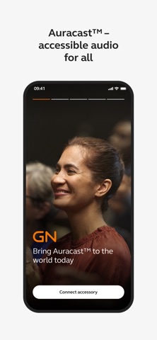 GN Auracast+ iPhone screenshot