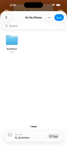 ByteRead screenshot
