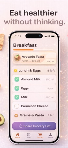 ForkAI - Ai Meal Planner iPhone screenshot