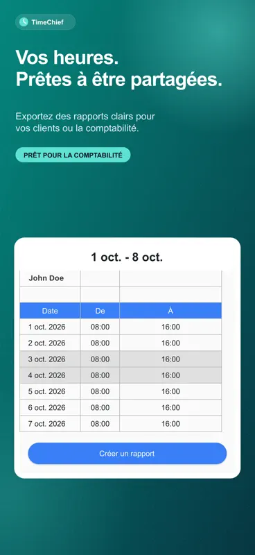 Stundenzettel Arbeitsstunden screenshot 4 of 6