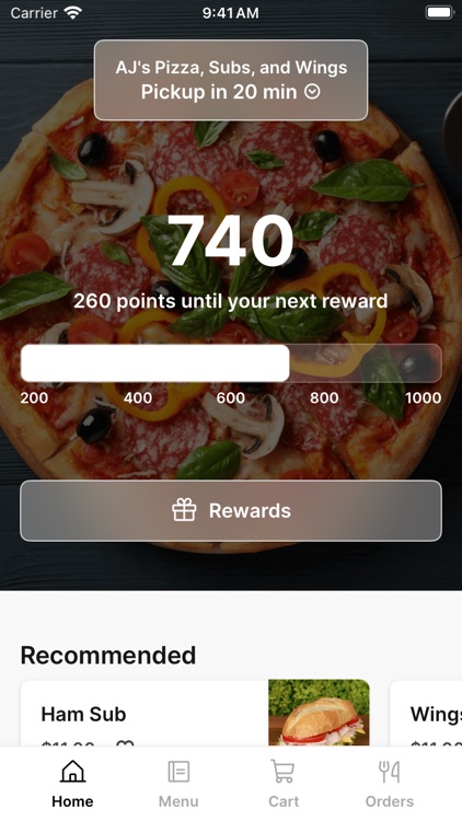 AJ's Pizza, Subs, and Wings