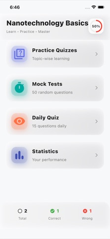 Nanotechnology Basics Practice screenshot