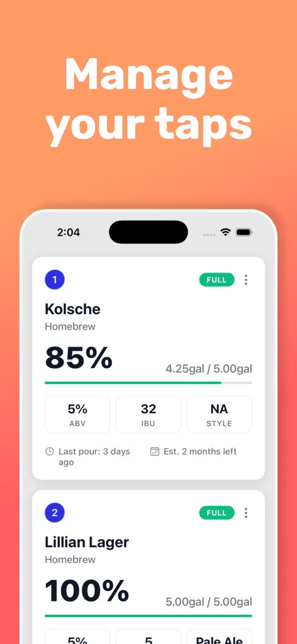 Screenshot #3 pour Keg Track