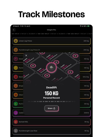 Habit Tracker ◡ timespent iPad screenshot