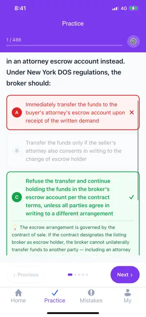 RealEstatePrep: Exam Practice screenshot 2
