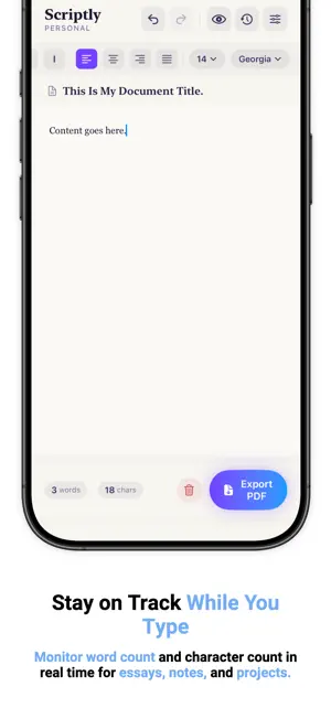 Text to PDF | Text document screenshot 4