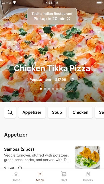 Tadka Indian Restaurant To Go