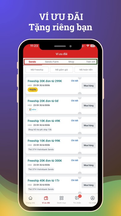 Sendo Farm - Siêu thị online Screenshot
