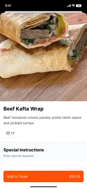 Baba Dari Mediterranean Grill screenshot 4