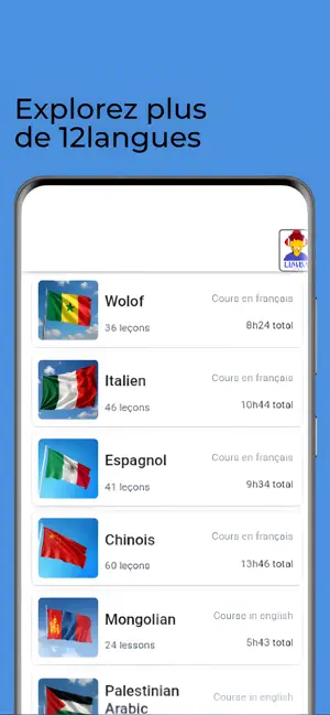 Limba Cours de Langues Audio screenshot 2