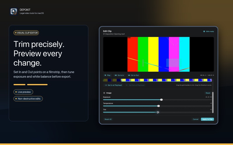 DepoKit screenshot