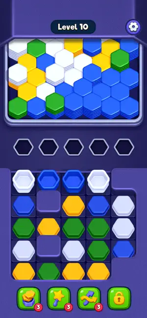 Hexa Fall: Color Sort screenshot 4