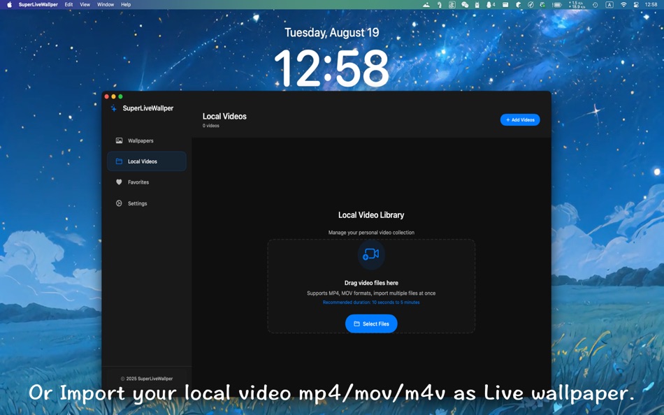 #3. SuperLiveWallper (macOS) By: 亚兰 郑