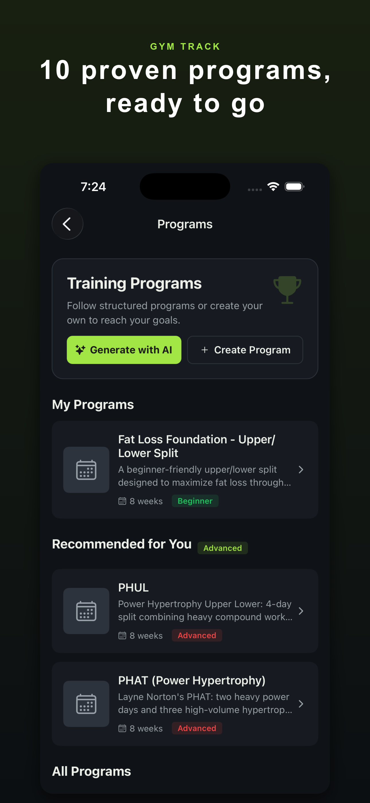 Gym Track: Workout Log screenshot 7