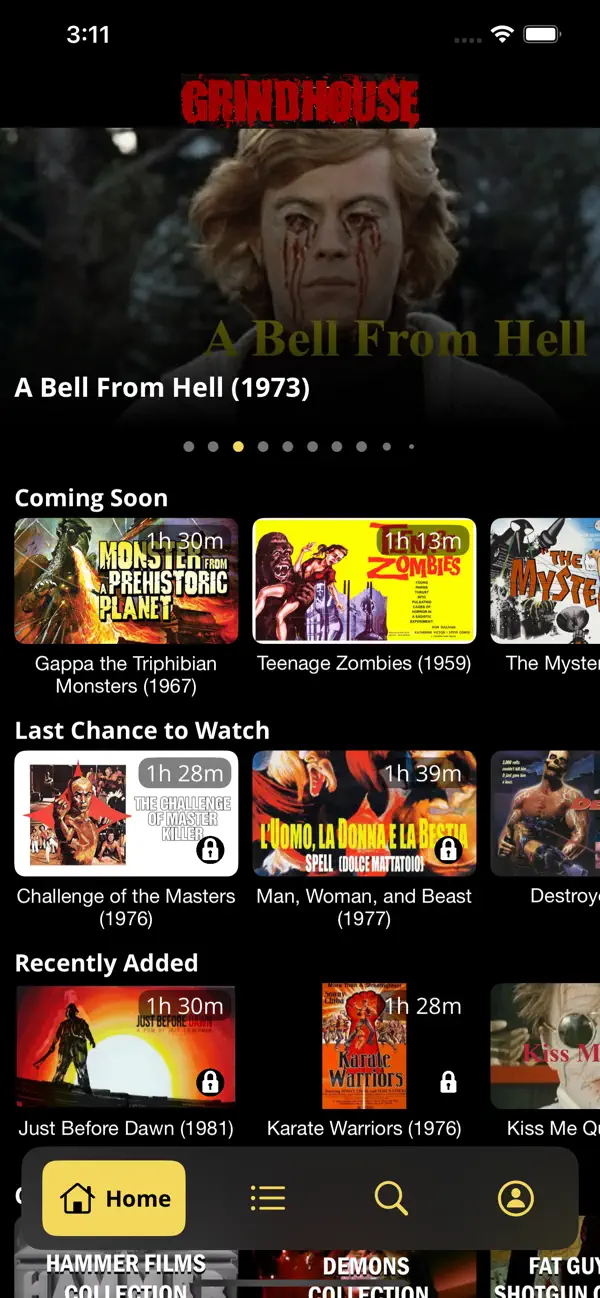 Screenshot #1 pour Grindhouse Movie Channel