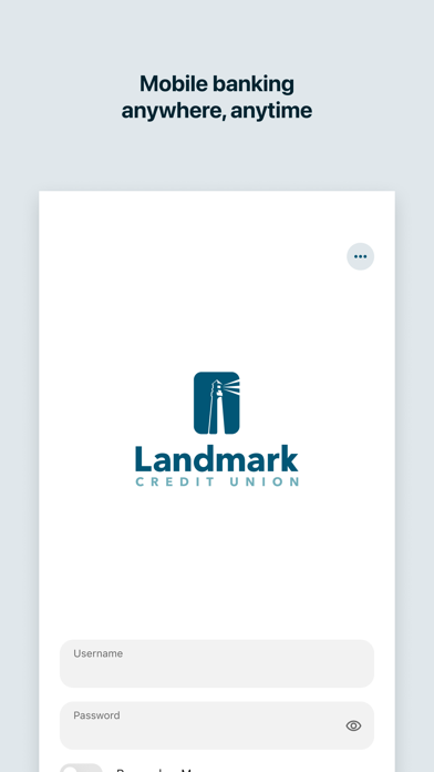 Landmark Credit Union Mobile Screenshot