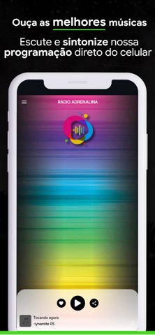 Rádio Adrenalina iPhone screenshot