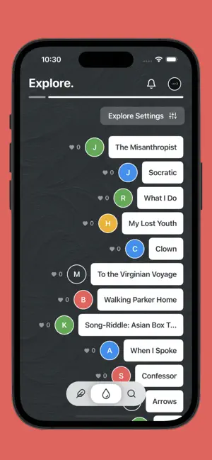 Laf - A fine little poetry hub screenshot 3