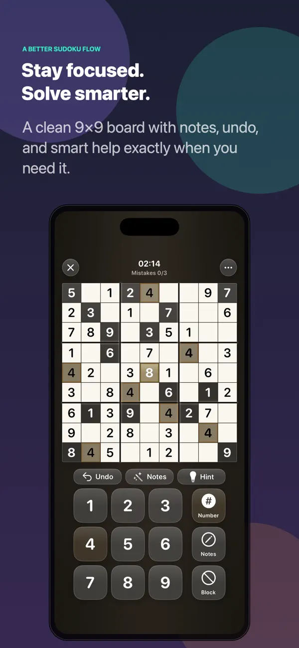 Sudoku Trainer Pro 스크린샷 1