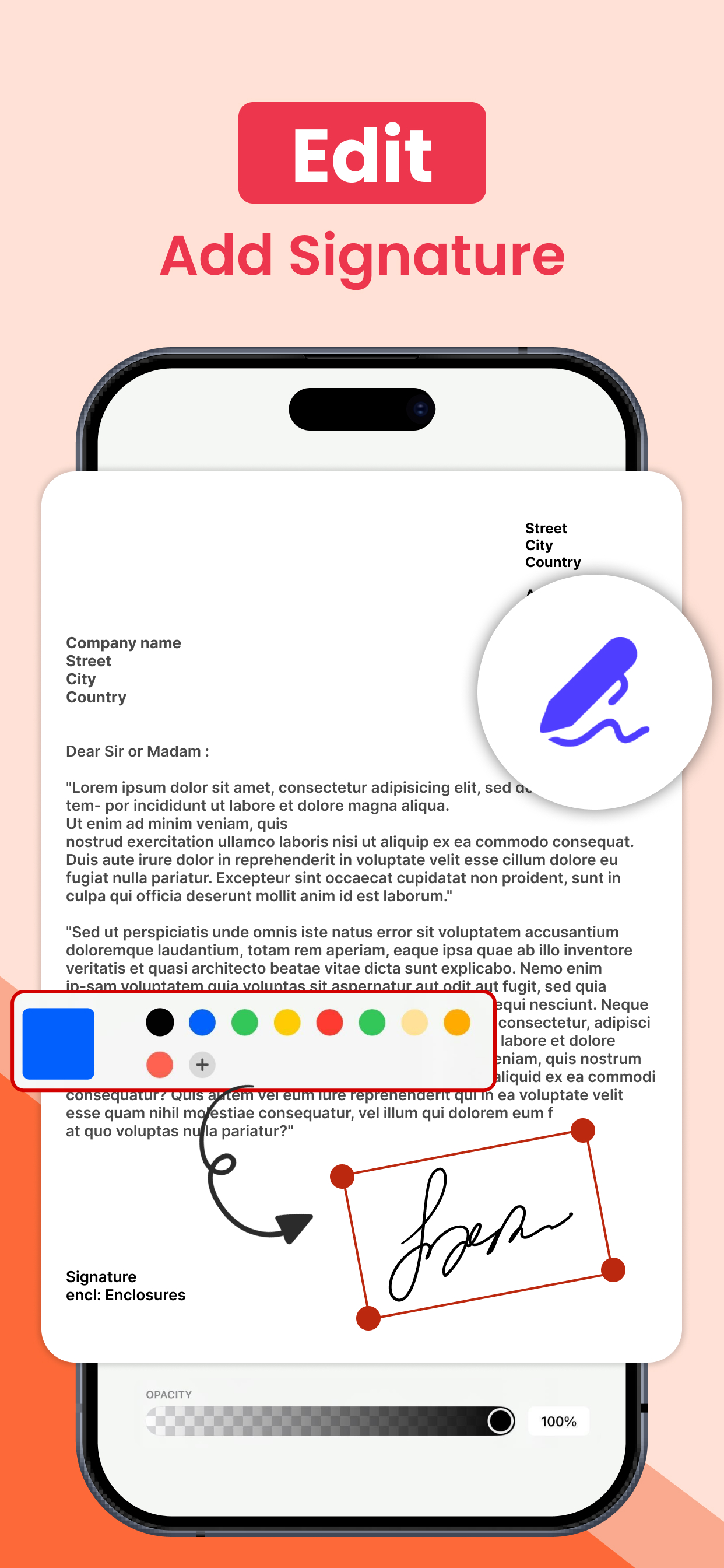 Image To PDF Converter - Edit screenshot 4