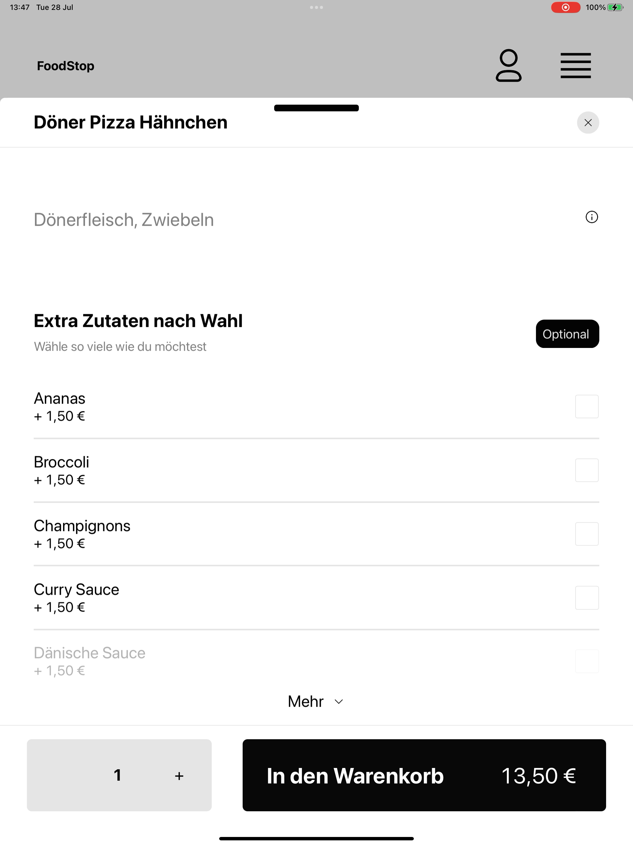 FoodStop screenshot 13