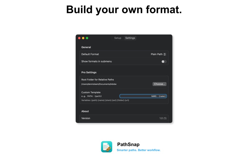 PathSnap screenshot