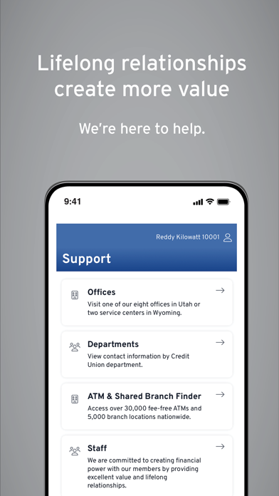 Utah Power Credit Union Screenshot