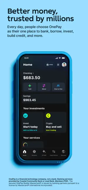 OnePay – Mobile Banking screenshot 1