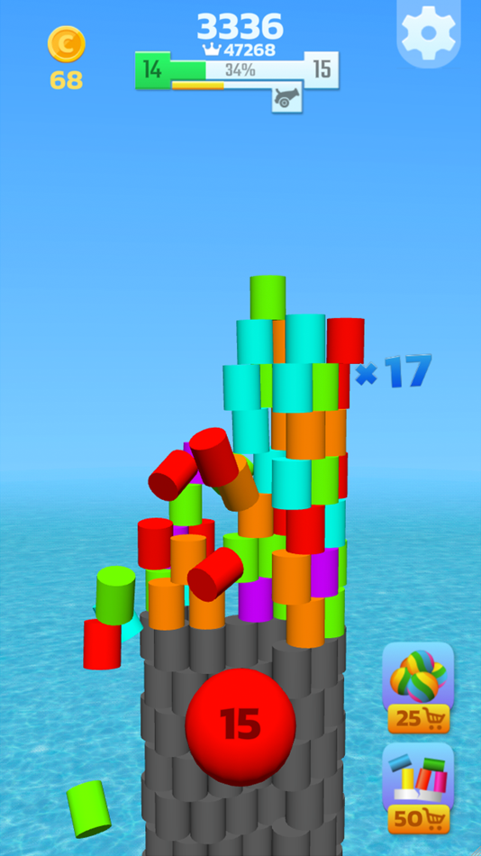 #1. Tower Crash 3D (iOS) 由: famobi