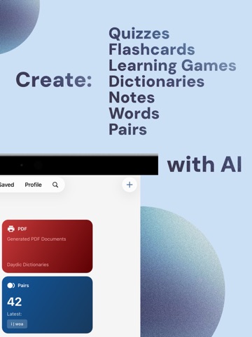 Daydic - AI Native Learning iPad screenshot