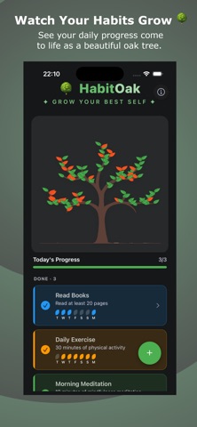 HabitOak - Habit tracker Screenshot 1 of 4