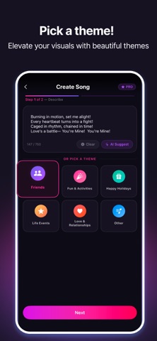AI Song Generator・Lyrics Maker screenshot