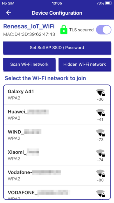 Screenshot #3 pour Renesas WiFiProvisioning