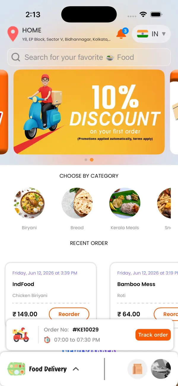Screenshot #1 pour Kerala Eats