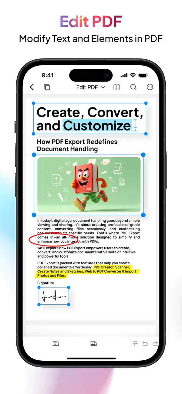 #1. PDF Export Pro - PDF Editor (iOS) 由: LiveBird Technologies Private Limited