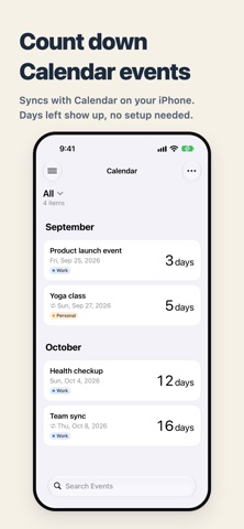 Countdown & Days Until Widget Screenshot 10 of 10