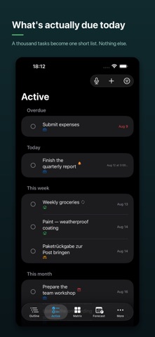 DoTree - Task Organizer iPhone screenshot