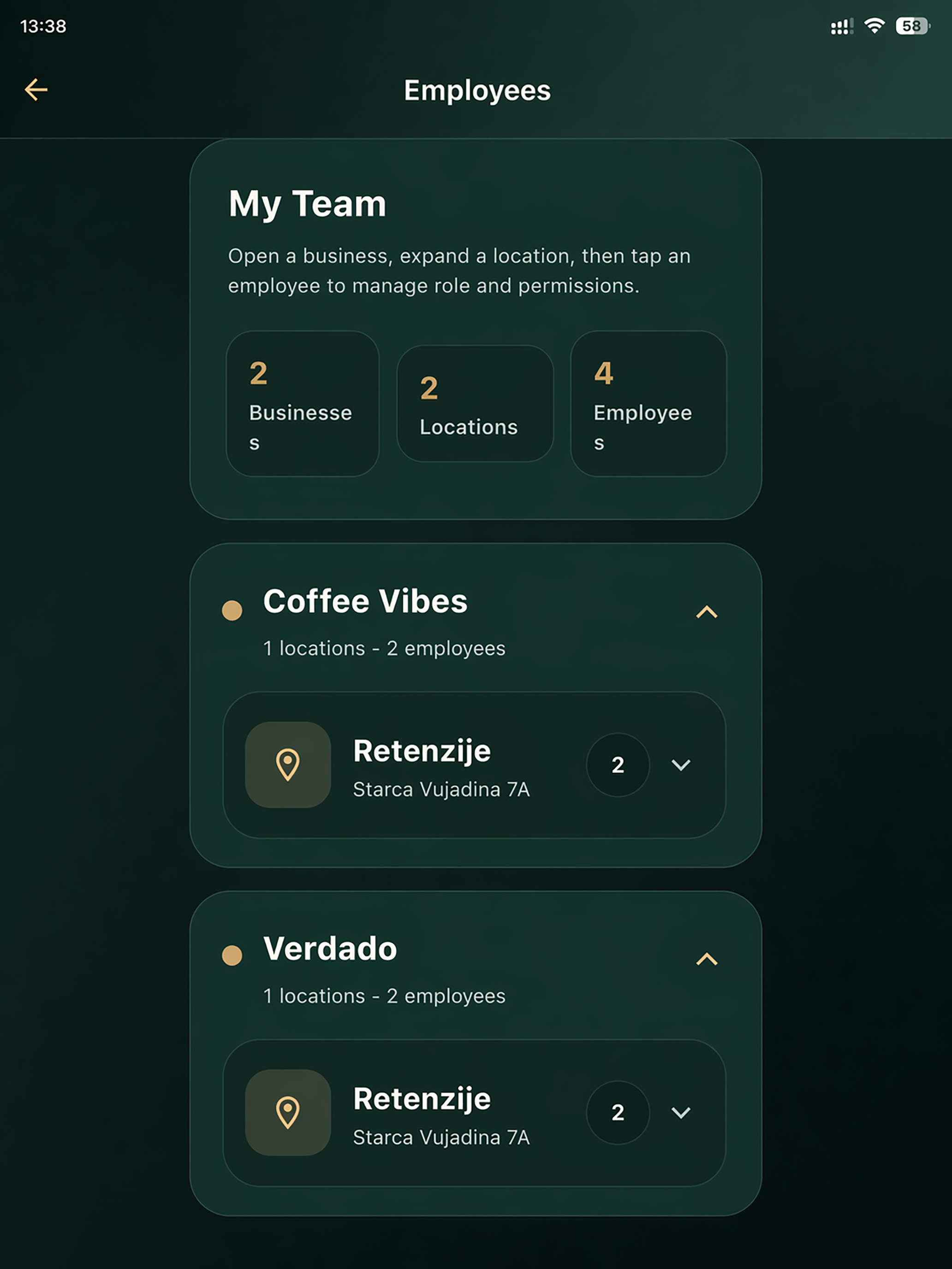 Cafe Assistant Platform screenshot 13