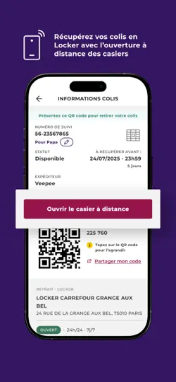 Capture d'écran de Mondial Relay, Suivi De Colis sur iPhone 5