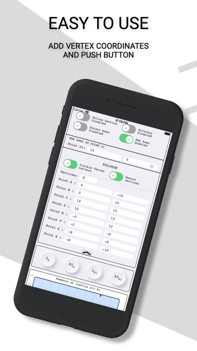Screenshot 3 of Polygon: Inertia, Centroid App