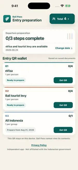 Bali Pass: Entry Wallet screenshot 3