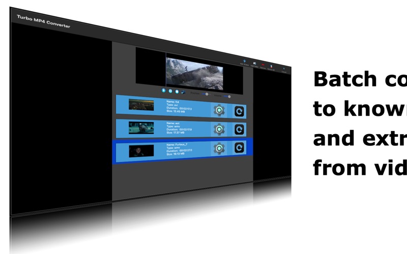 Screenshot #1 pour Turbo MP4 Converter