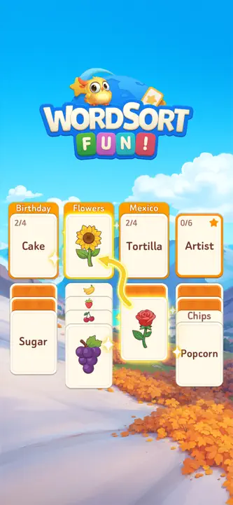 Word Sort Fun! screenshot 1
