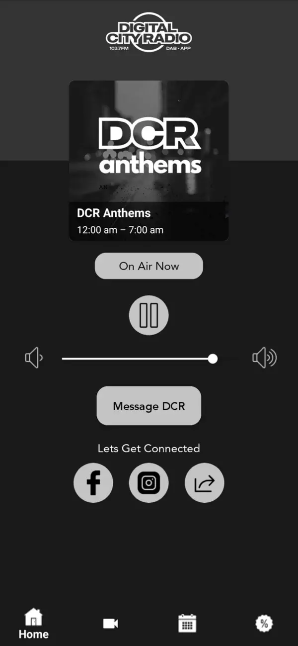Screenshot #1 pour Digital City Radio App